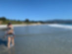 Walking in Carmel Beach - CA