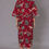 Thumbnail: FRAUMANIA Cotton Kimono Jungle Print(Red)
