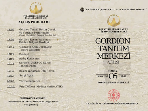 Frig Gölgesinde Bir Buluşma: Gordion Tanıtım Merkezi Açılışı’ndaydık