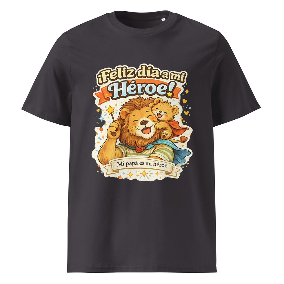 Thumbnail: Feliz día a mi héroe. Mi papá es mi héroe - Father's Day T-Shirt