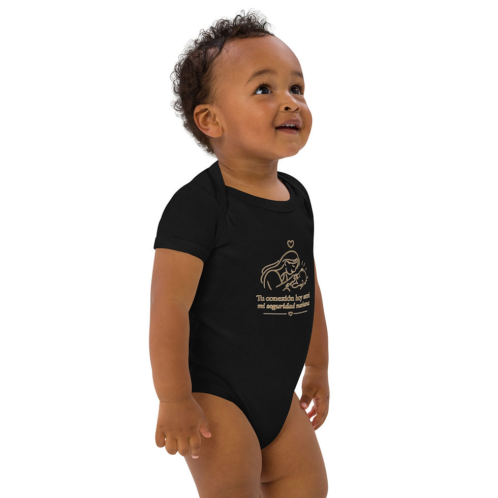 Thumbnail: Tu conexión hoy será mi seguridad mañana - Organic cotton baby bodysuit