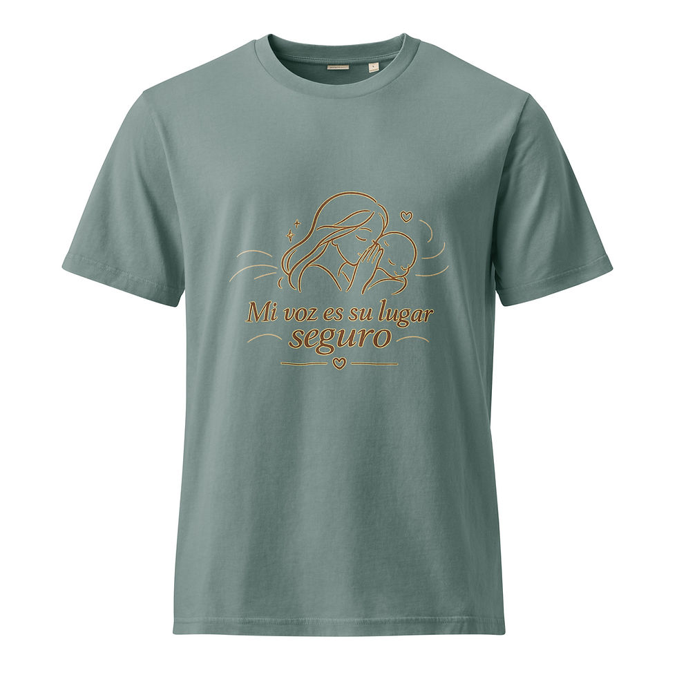Thumbnail: Mi voz es su lugar seguro - Vintage T-Shirt