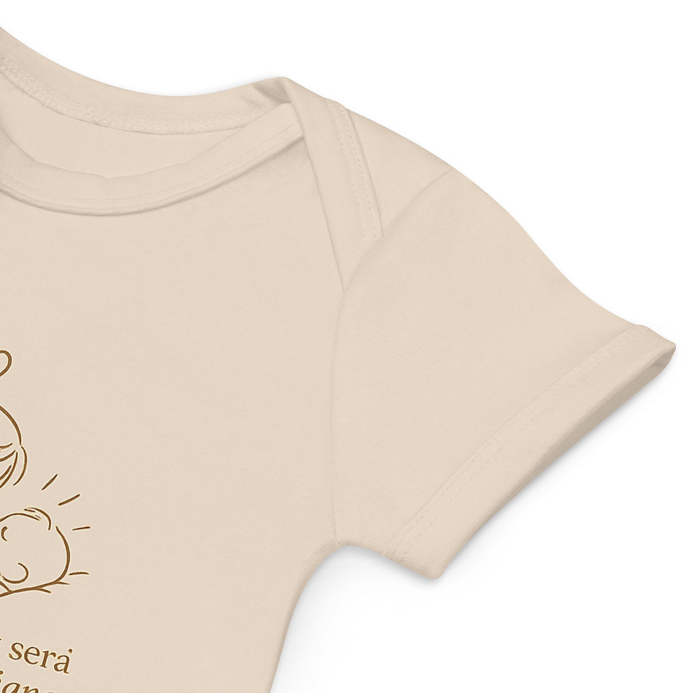 Thumbnail: Tu conexión hoy será mi seguridad mañana - Organic cotton baby bodysuit