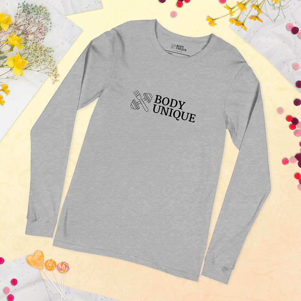 Thumbnail: Body Unique Long Sleeve Tee: Black Logo