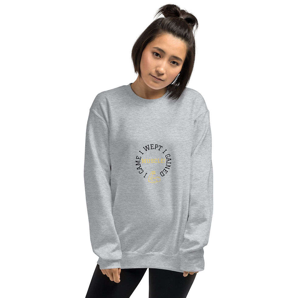 Thumbnail: Muscle Sweatshirt: Black Logo