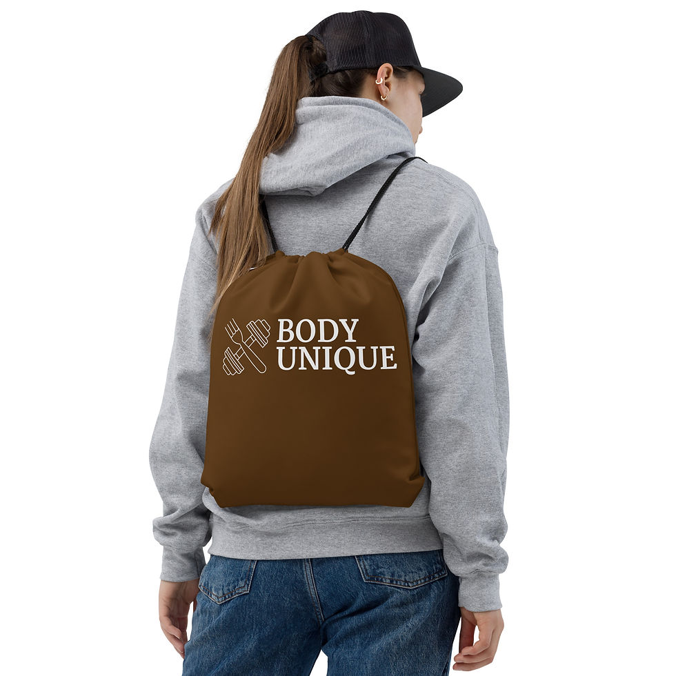 Body Unique Brown Drawstring Bag    