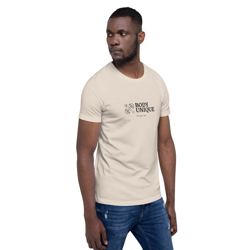 Thumbnail: Body Unique Unisex T-Shirt: Black Logo  