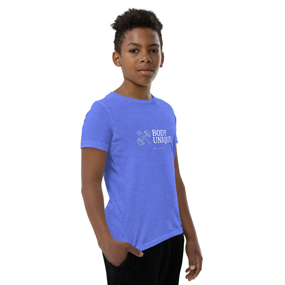 Thumbnail: Youth Short Sleeve T-Shirt: White Logo 