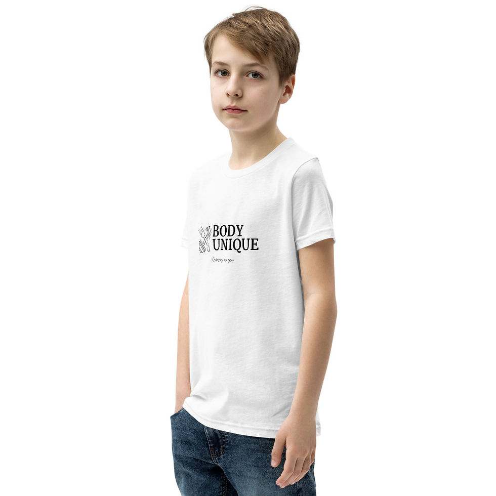 Thumbnail: Youth Short Sleeve T-Shirt: Black Logo