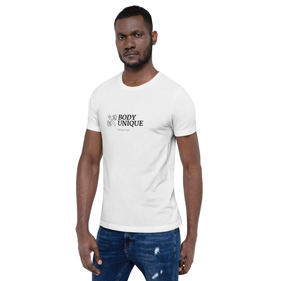 Thumbnail: Body Unique Unisex T-Shirt: Black Logo  
