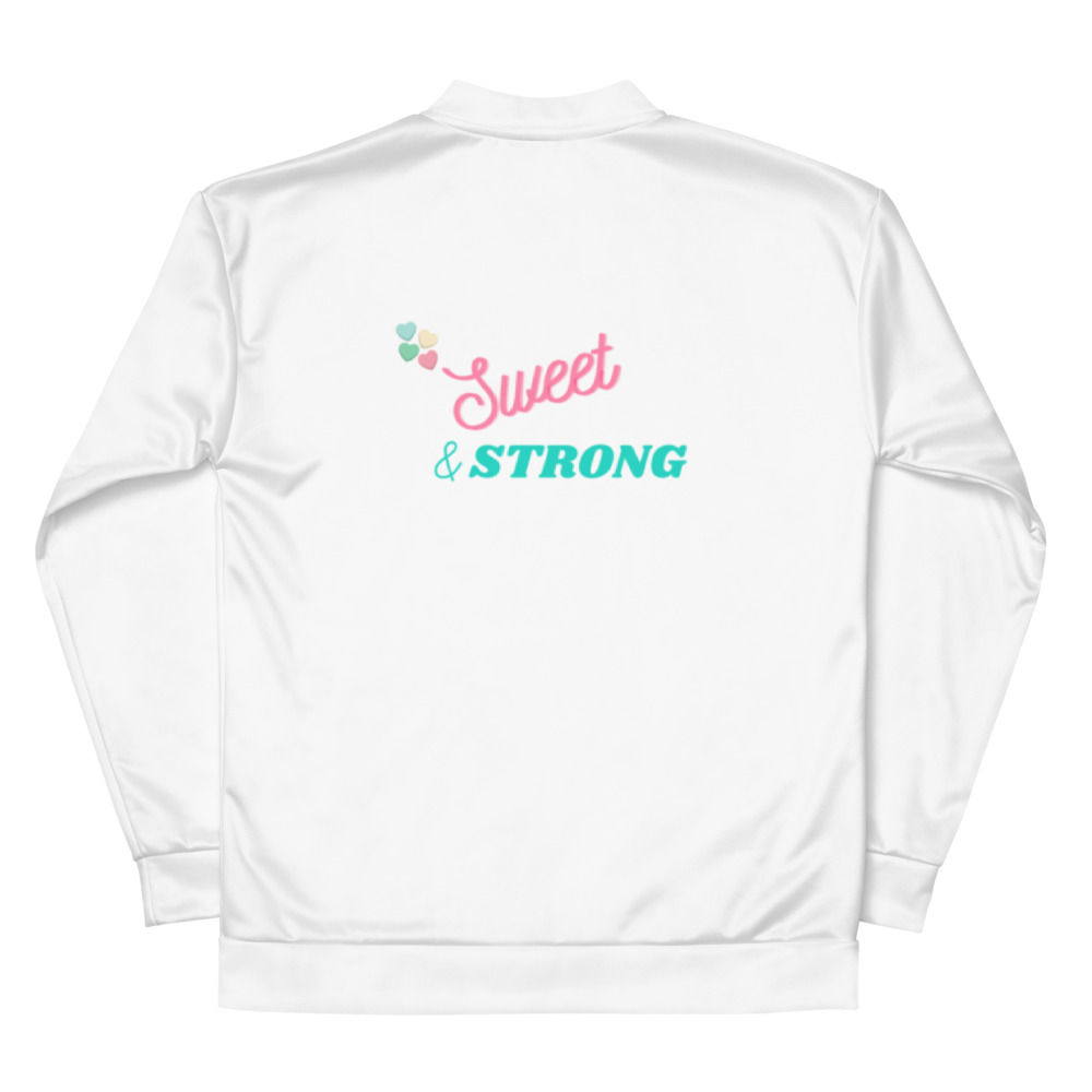 Sweet White Bomber Jacket