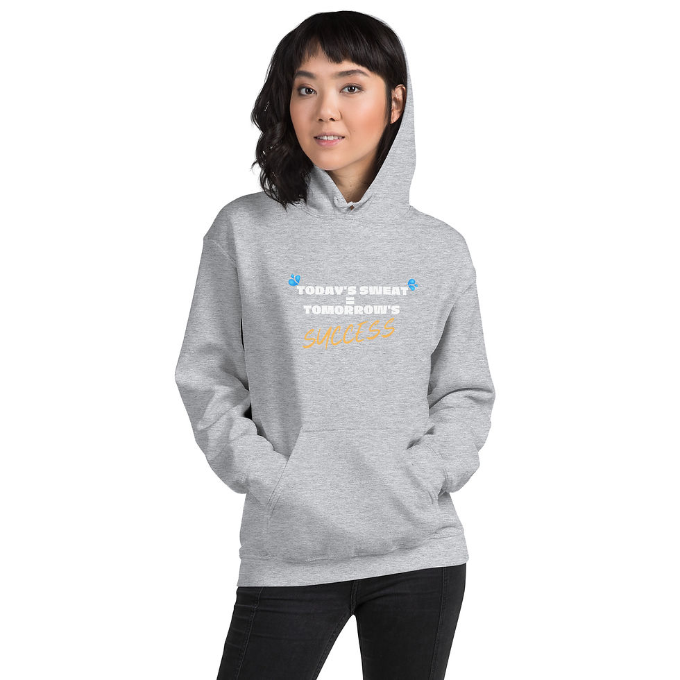 Thumbnail: Today's Sweat Hoodie: White & Gold