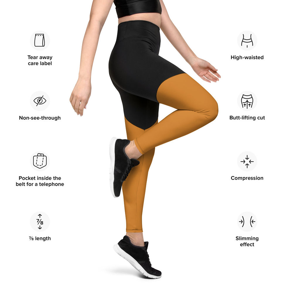 Thumbnail: Bronze Sports Leggings