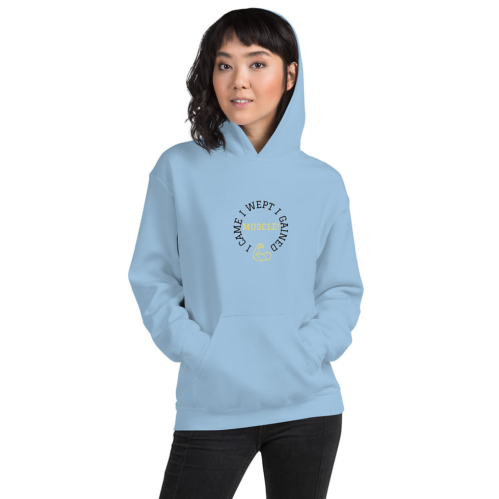 Thumbnail: Muscle Hoodie: Black Logo