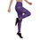Thumbnail: Sweet Pink Purple Leggings: Vertical Stripe