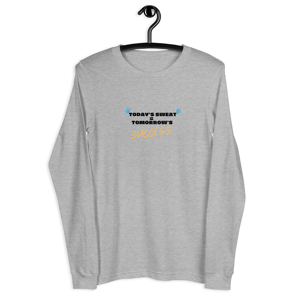 Thumbnail: Today's Sweat Long Sleeve Tee: Black & Gold