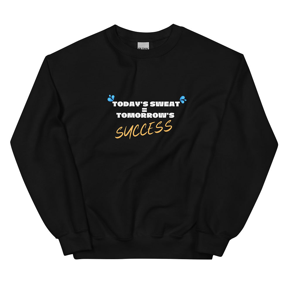 Thumbnail: Today's Sweat Sweatshirt: White & Gold