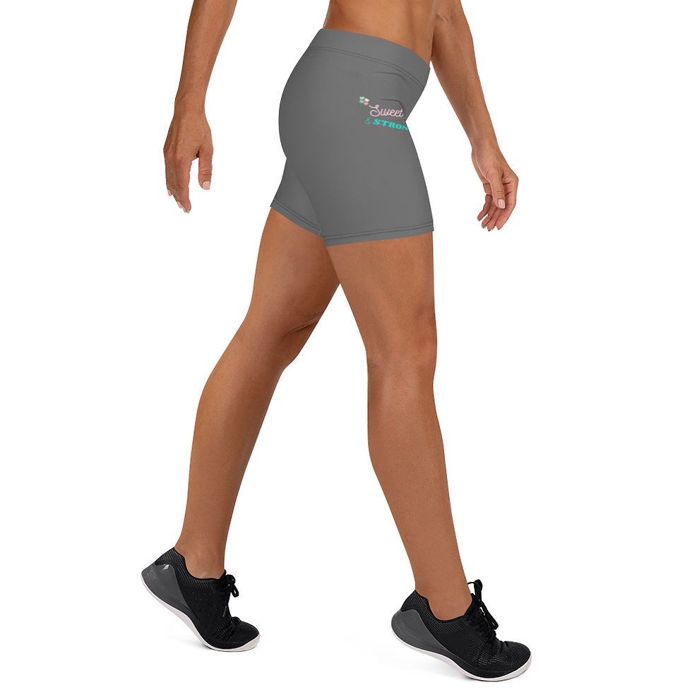 Thumbnail: Sweet White Grey Shorts       