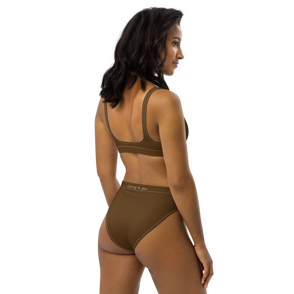Thumbnail: Body Unique High-Waisted Brown Bikini         