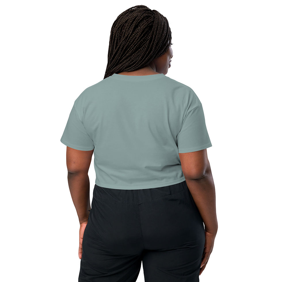 Thumbnail: Weight Crop Top: Yellow Logo