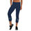 Thumbnail: Sweet White Navy Blue Capri Leggings    