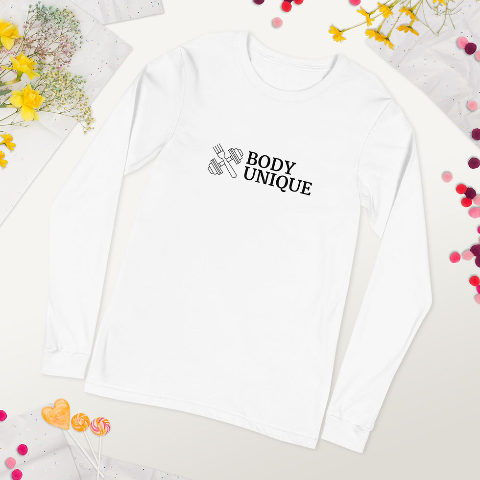 Thumbnail: Body Unique Long Sleeve Tee: Black Logo 