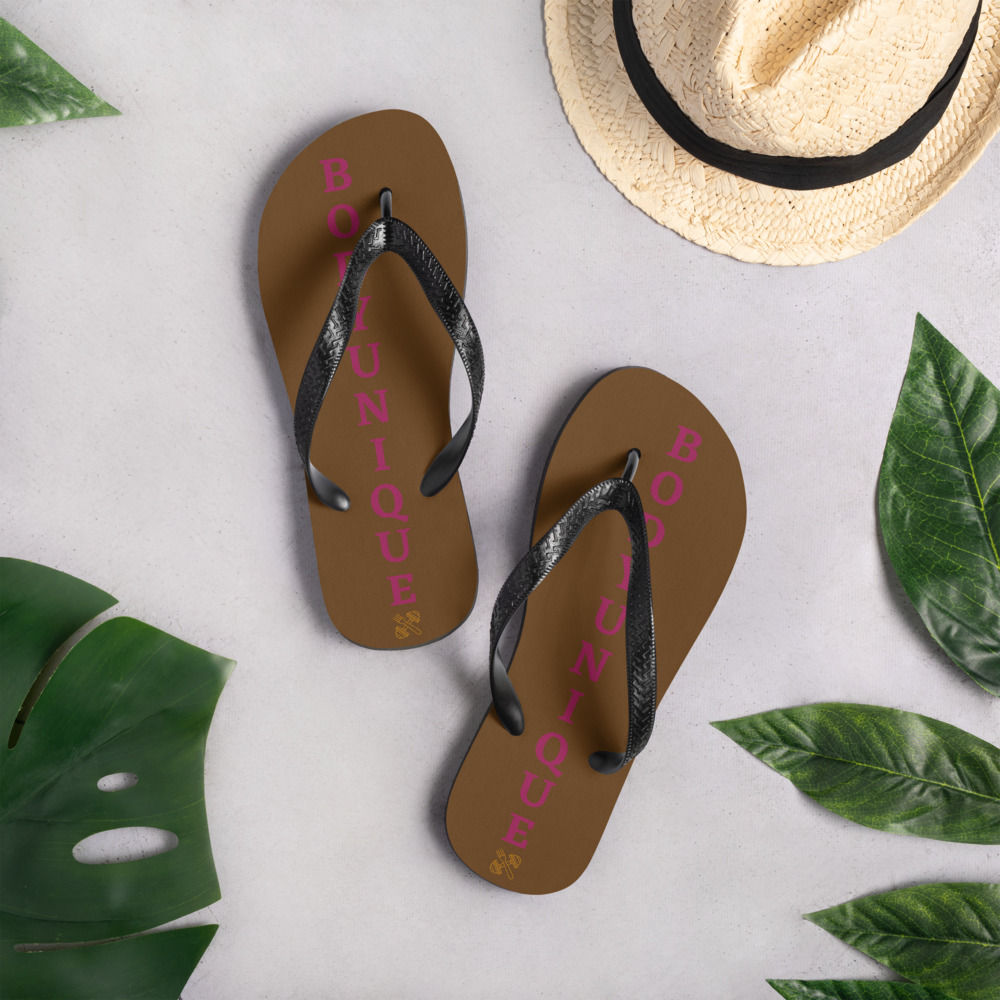 Body Unique Brown Flip-Flops 