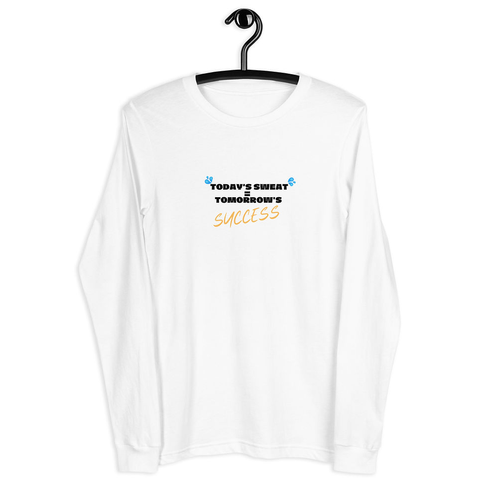 Thumbnail: Today's Sweat Long Sleeve Tee: Black & Gold