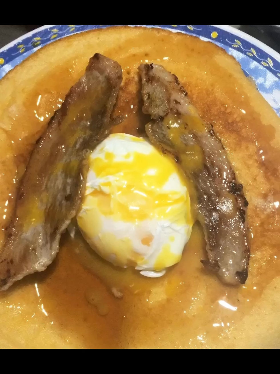 Eggs Benedict Pancake