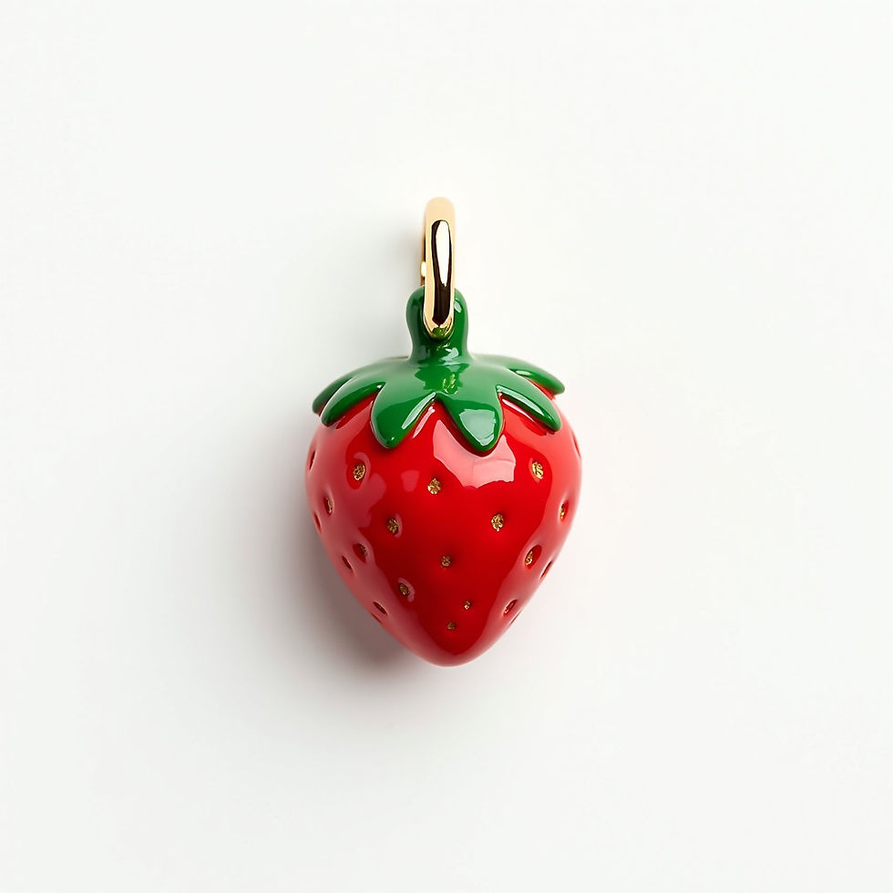 Enamel Fruit Charm