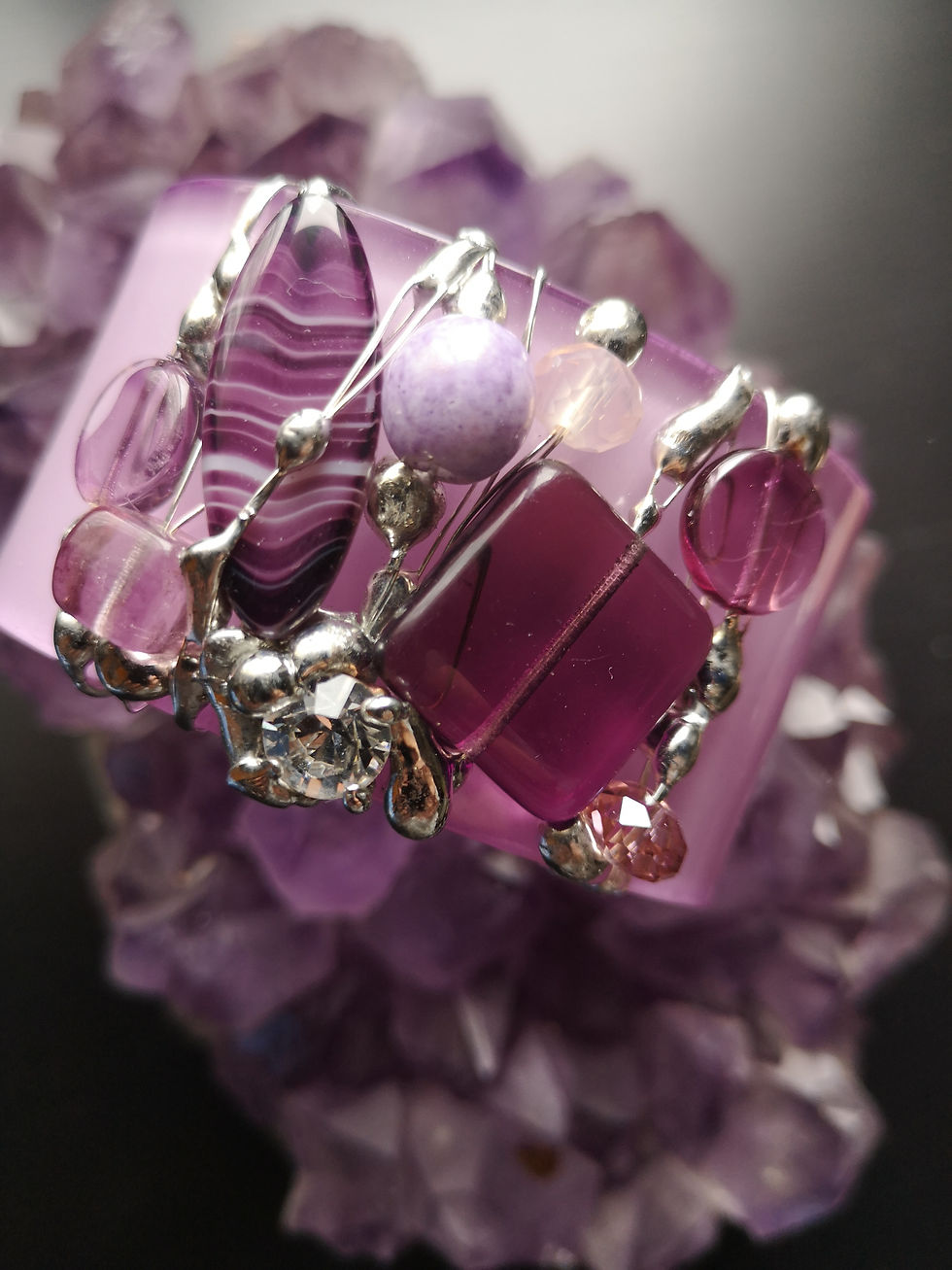 Miniatura: DESIGN BRACCIALE VIOLA