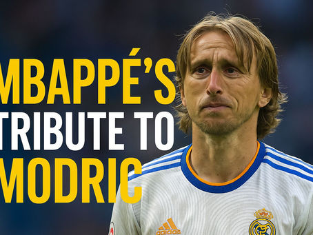 End of an Era”: Mbappé's Emotional Tribute as Luka Modrić Bids Farewell to Real Madrid