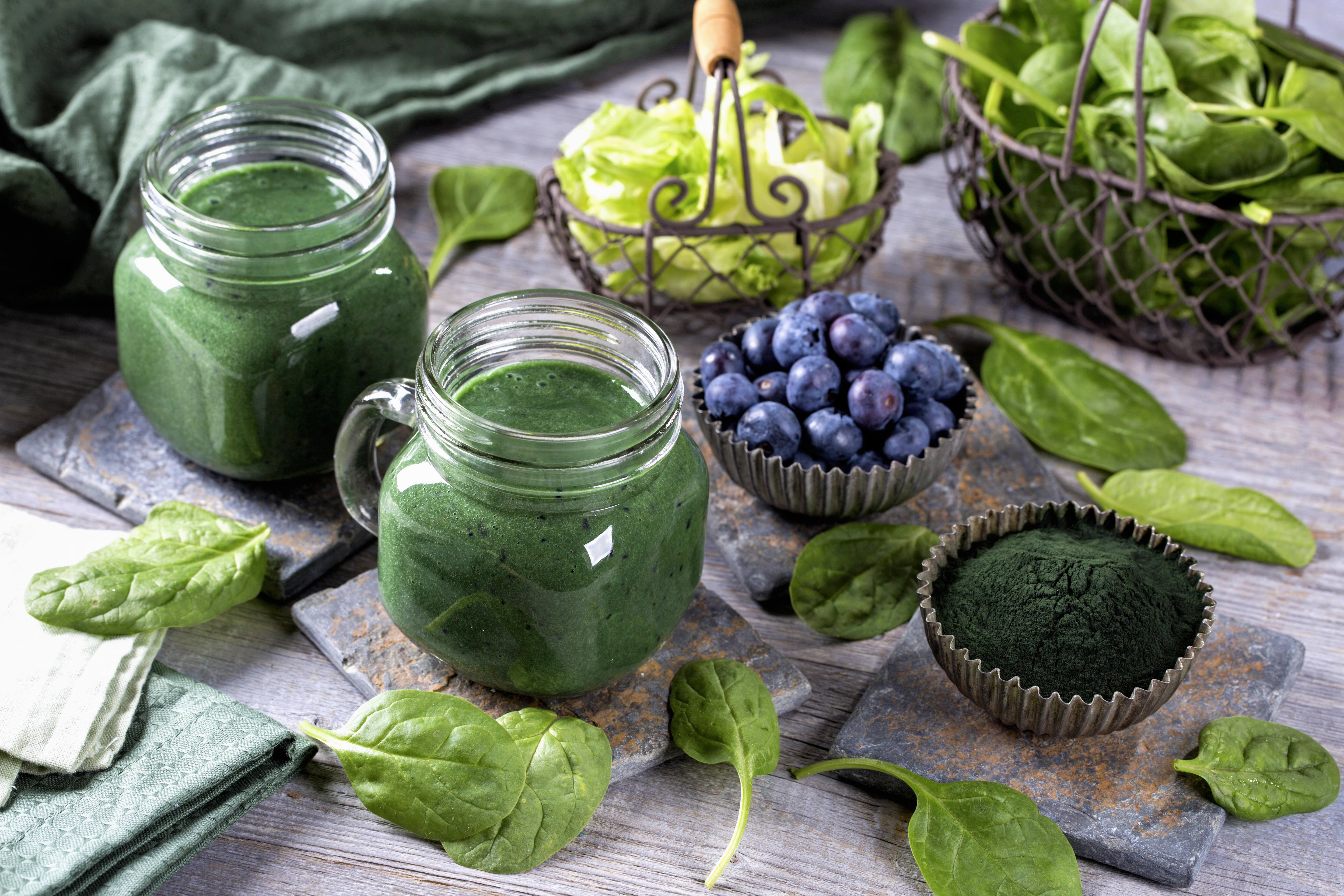 Blue Spinach Juice
