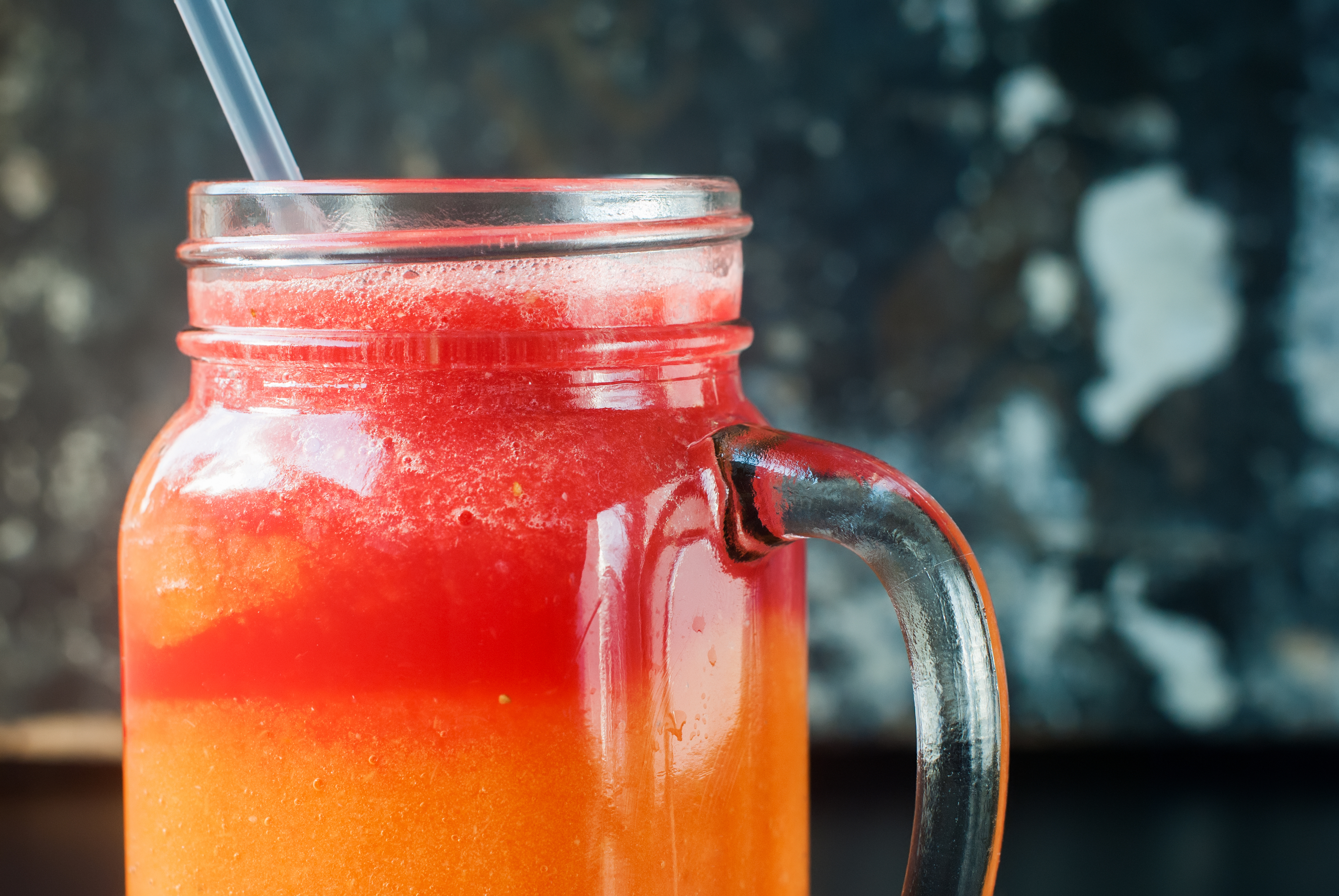 Orange Rhubarb Berry Juice