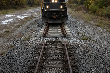 Train Tracks that don't meet.