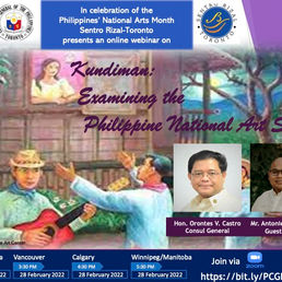 Online Webinar on Kundiman: Examining the Philippine National Art Song