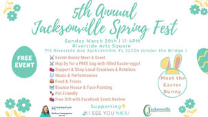 3/29/26 - 5th Annual Jacksonville Spring Fest Vendor Registration (Outdoor)