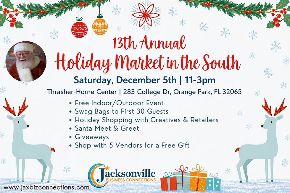 13th Annual Holiday Market in the South Vendor Registration (Indoor/Outdoor)