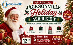 12/12/26 - 4th Annual Jacksonville Holiday Market Vendor Registration (Indoor)