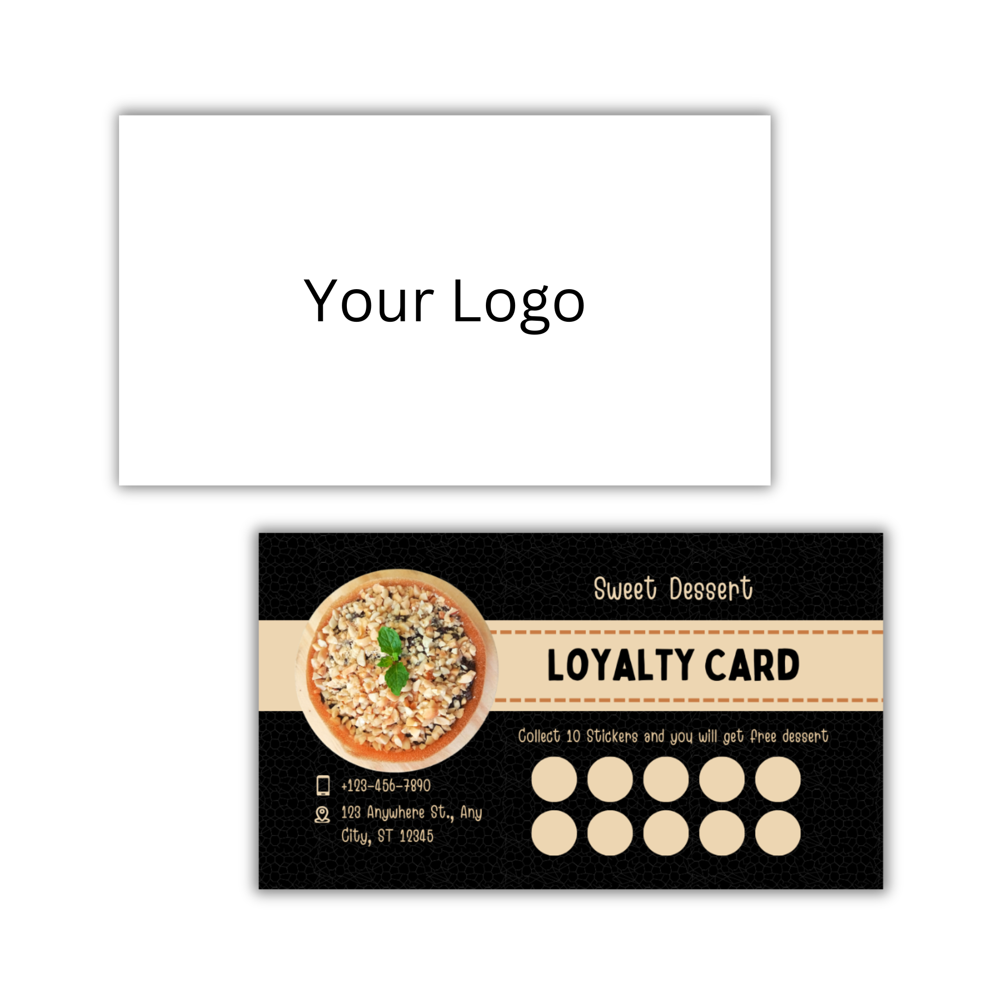 Loyalty Card Design #06 (Customized With Your Data - Ready in 1-3 Days)