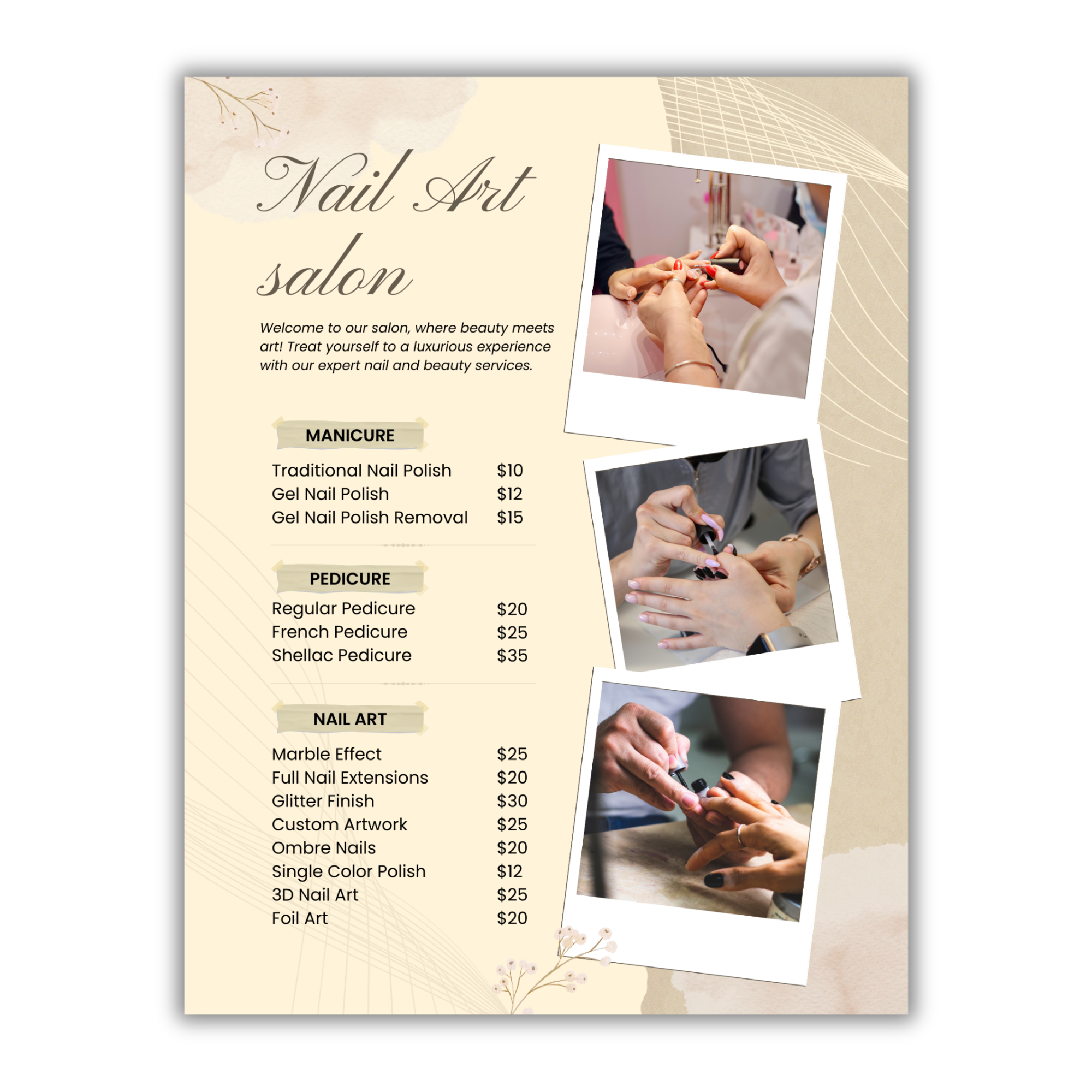 Flyer Design #58 (Customized With Your Info - Ready in 1-3 Days)