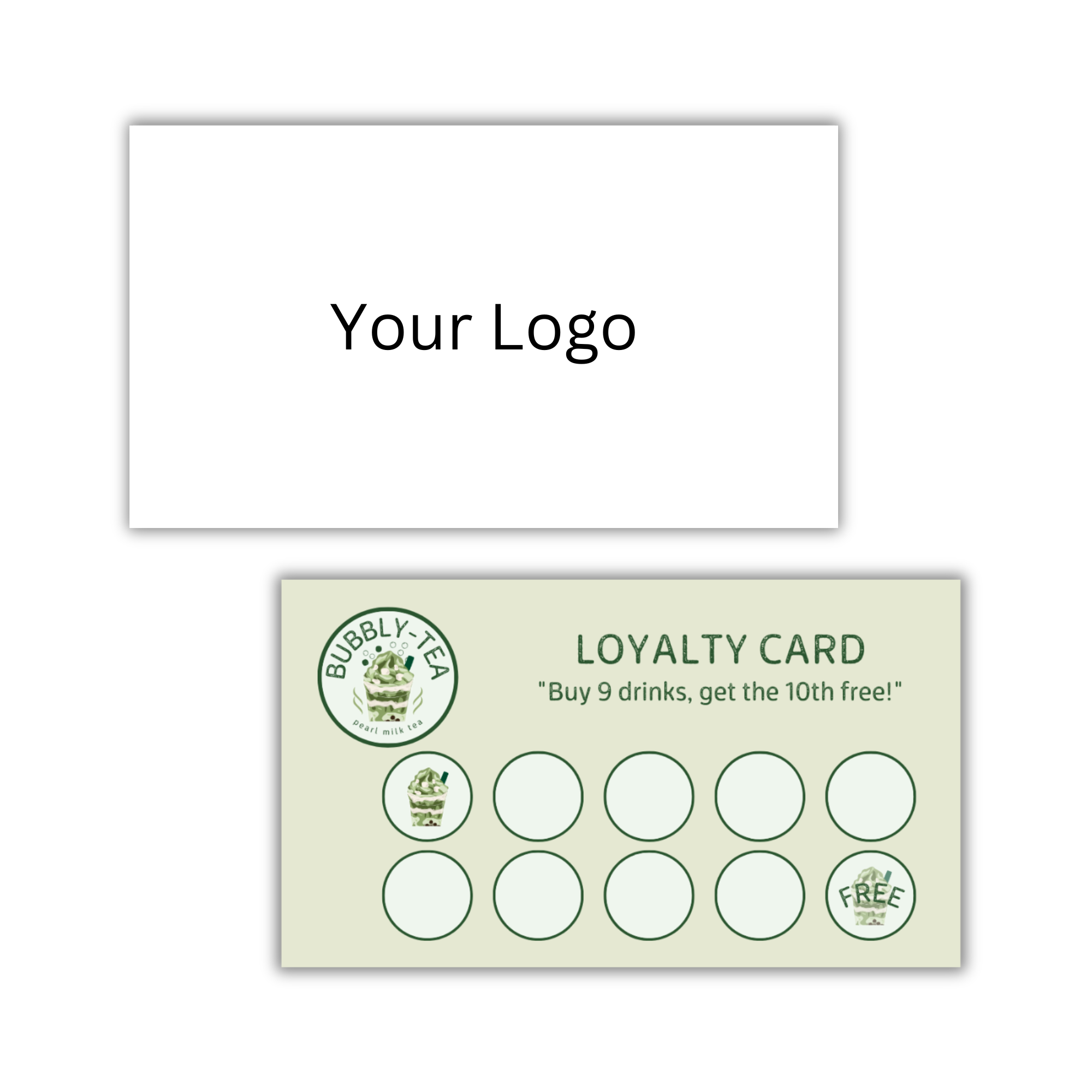 Loyalty Card Design #04 (Customized With Your Data - Ready in 1-3 Days)