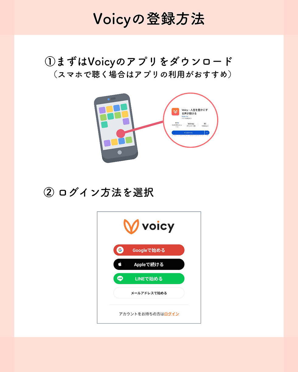 Voicy登録方法