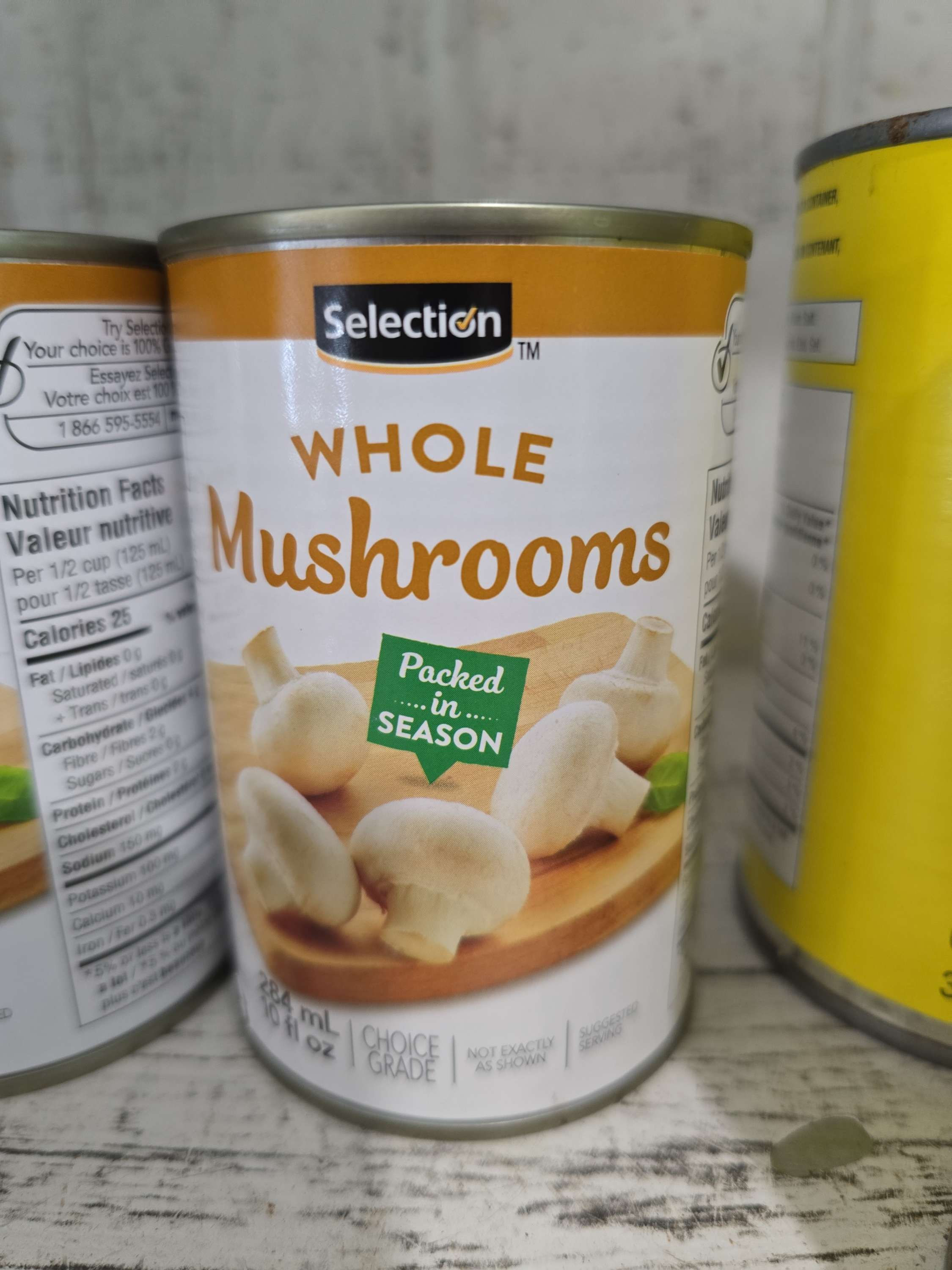 tasteful whole mushrooms
