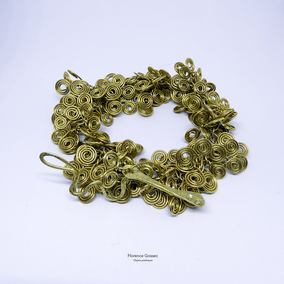 Miniature : Bracelet spirales plus épais