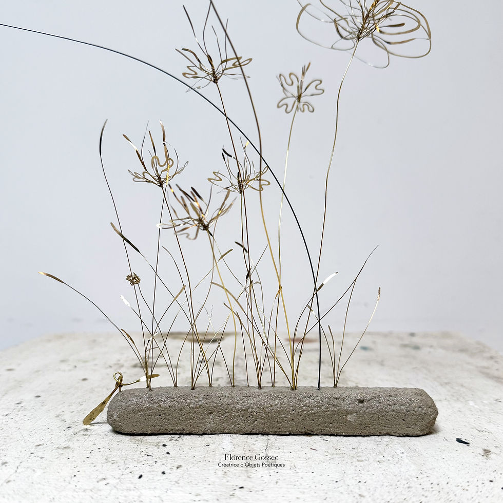 Thumbnail: Sculpture Champêtre "L'Abeille Butineuse" – Florence Gossec