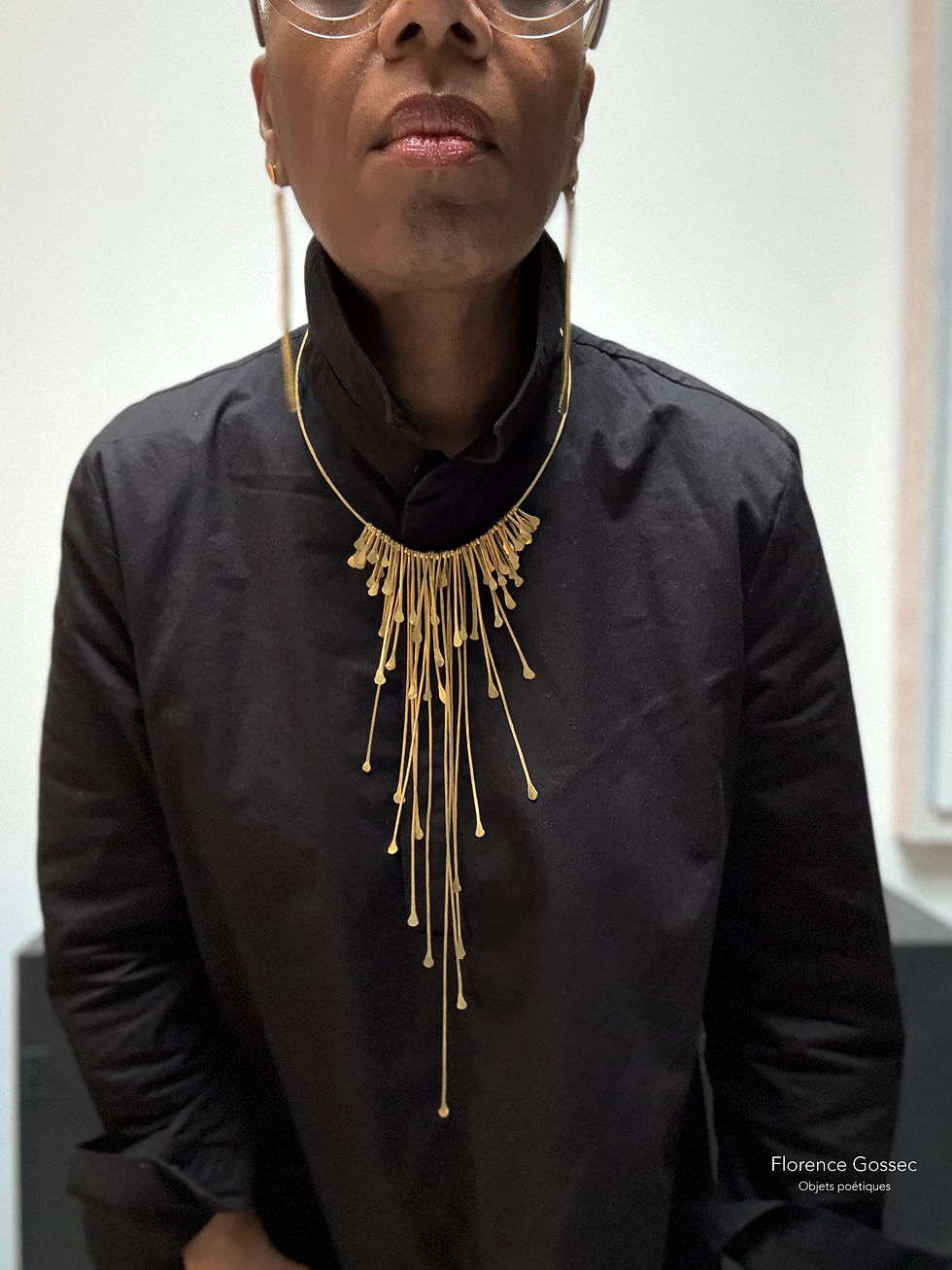 Miniature : Collier plastron