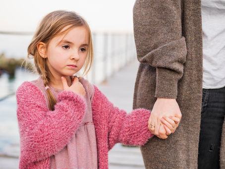 Child feeling unsure about attending a therapy session
