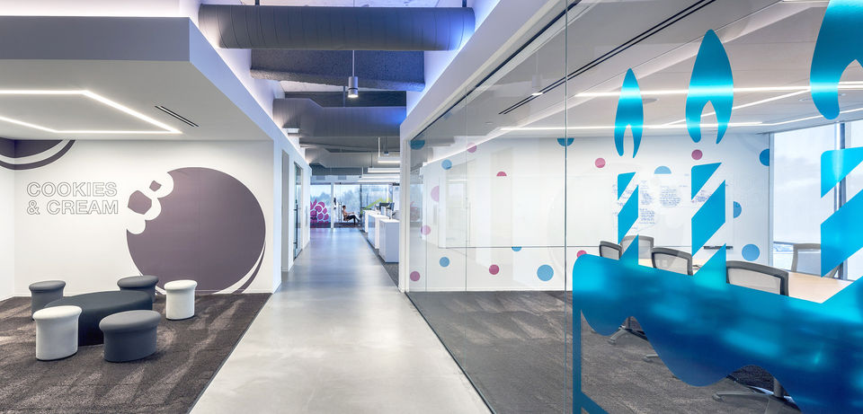 Custom print glass film for your office