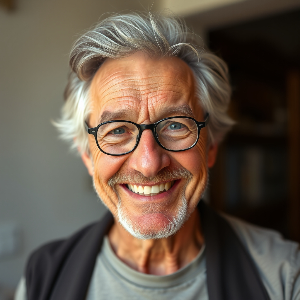 vieille homme_cheveux tres grisonnant _grand sourire_petite lunette _grand sourir .jpg